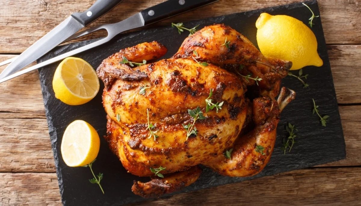 Roasted Lemon Garlic Chicken